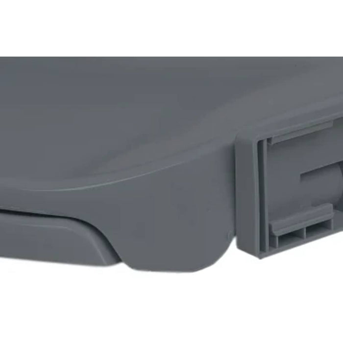 Tavoletta WC a Chiusura Ammortizzata Grigio Ovale 145816