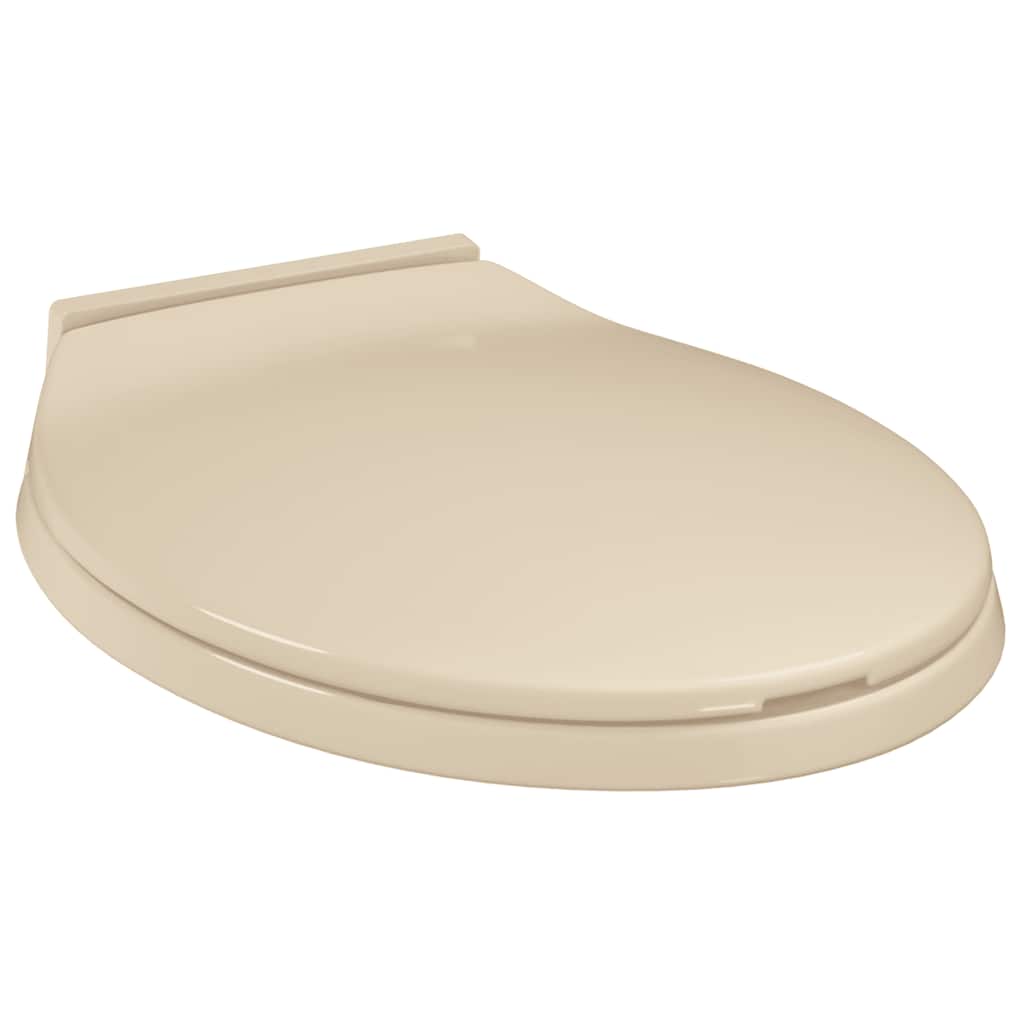 Tavoletta WC a Chiusura Ammortizzata Beige Ovale 145820