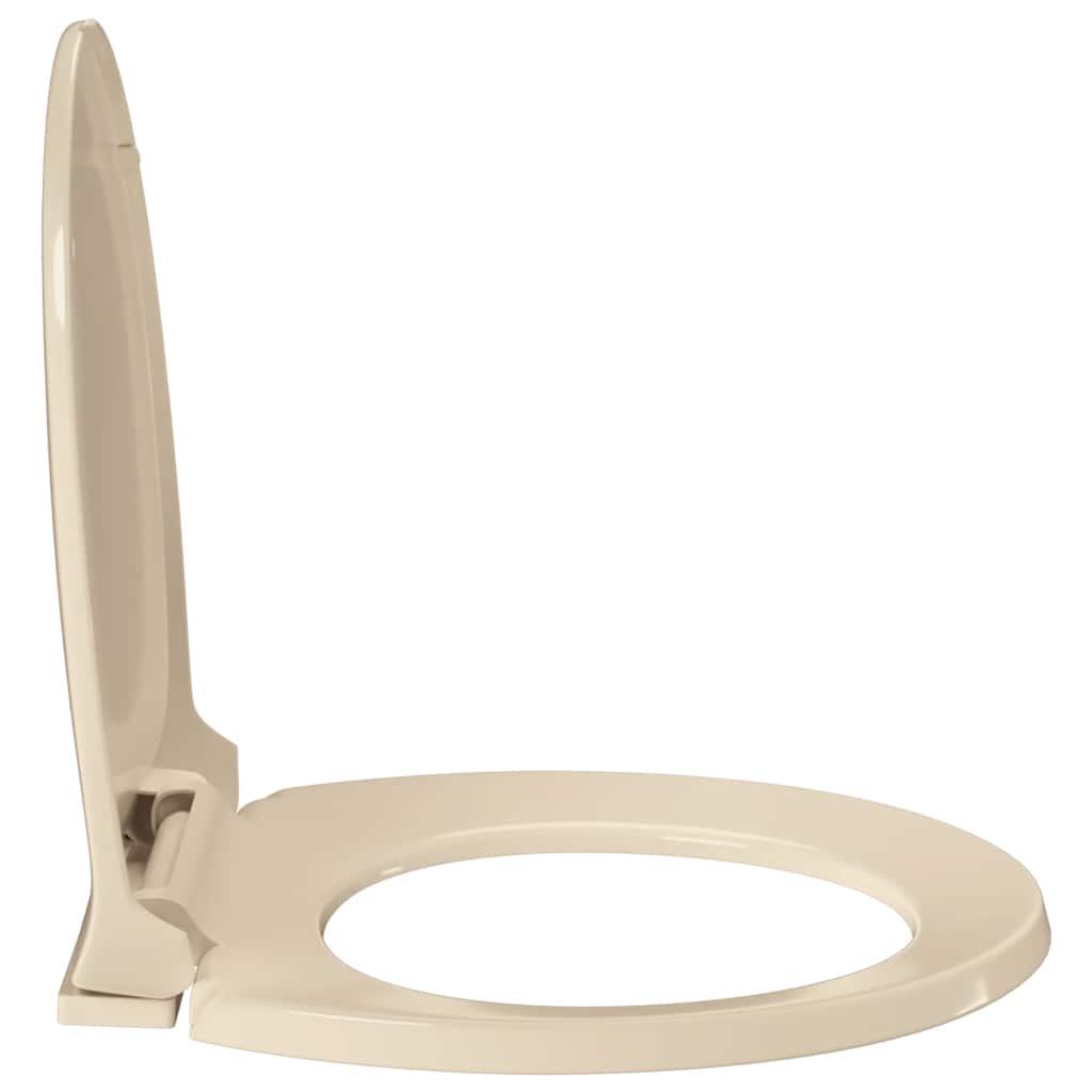 Tavoletta WC a Chiusura Ammortizzata Beige Ovale 145820