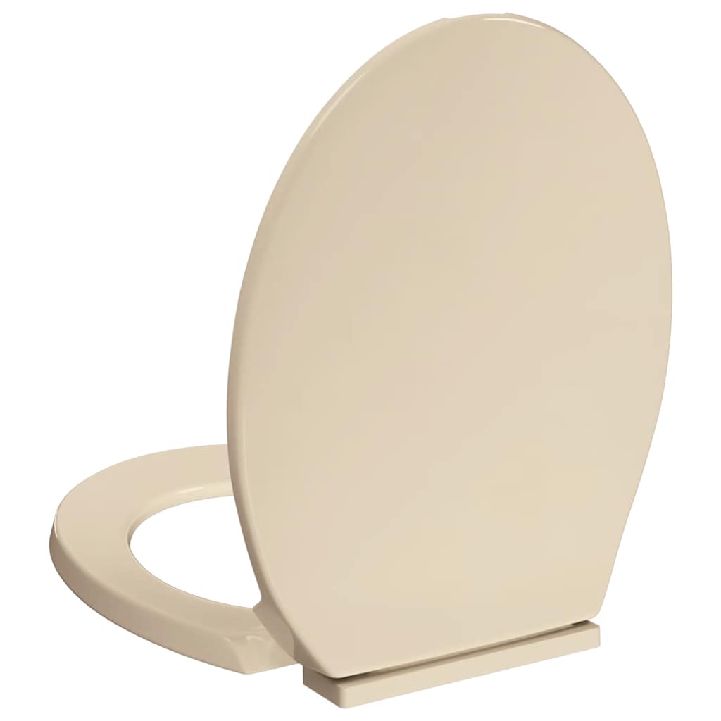 Tavoletta WC a Chiusura Ammortizzata Beige Ovale 145820
