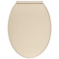 Tavoletta WC a Chiusura Ammortizzata Beige Ovale 145820