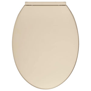Tavoletta WC a Chiusura Ammortizzata Beige Ovale 145820