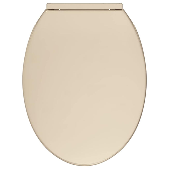 Tavoletta WC a Chiusura Ammortizzata Beige Ovale 145820