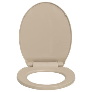Copriwater Chiusura Ammortizzata e Sgancio Rapido Beige Ovale cod mxl 51164