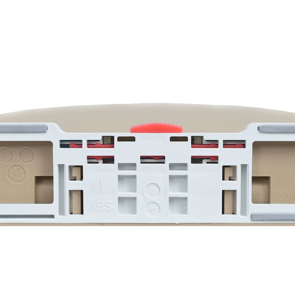 Copriwater Chiusura Ammortizzata e Sgancio Rapido Beige Ovale cod mxl 51164