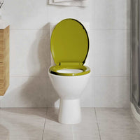 Tavoletta WC a Chiusura Ammortizzata Verde Ovale 145824