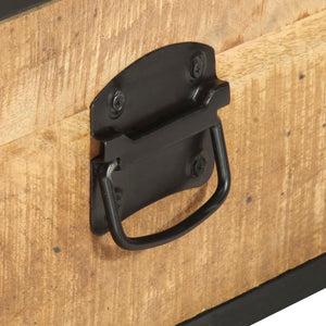 Tavolino da CaffÃ¨ 70x50x33 cm in Legno Massello di Mango cod mxl 18717