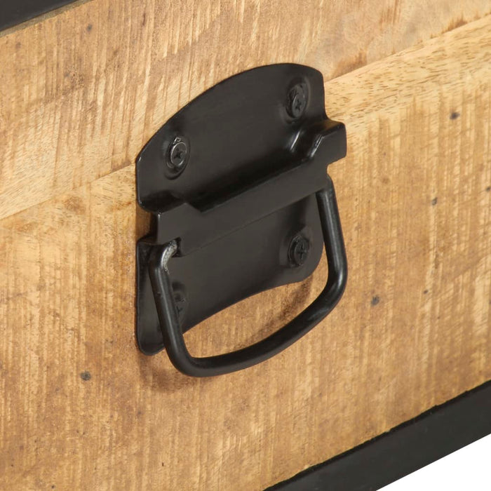 Tavolino da CaffÃ¨ 70x50x33 cm in Legno Massello di Mango cod mxl 18717