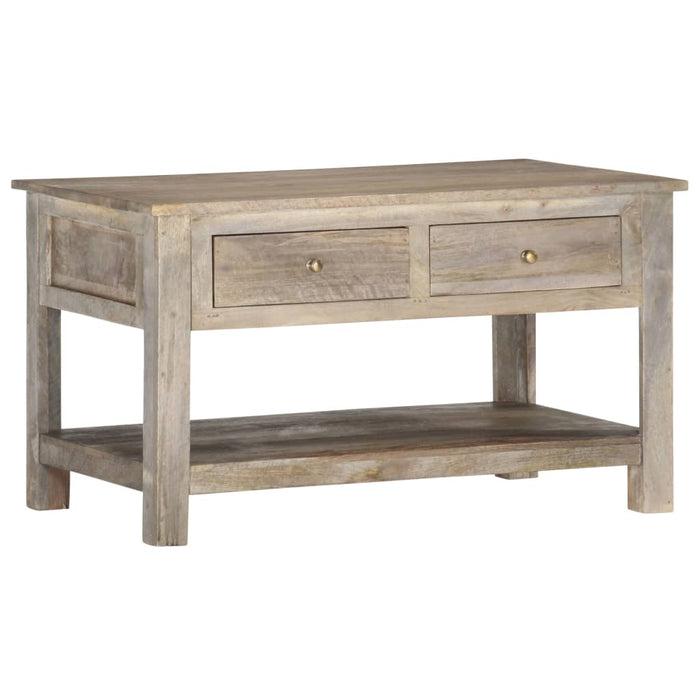 Tavolino da CaffÃ¨ 82x52x47 cm in Legno Massello di Mango  cod mxl 77056