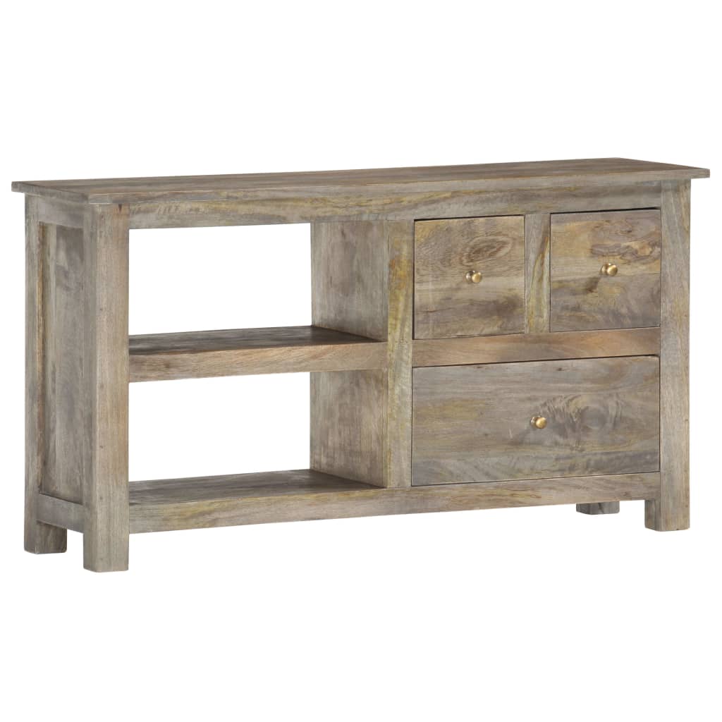Mobile Porta TV-Mobile per TV-Credenza TV 100x30x55 cm in Legno Massello di Mango