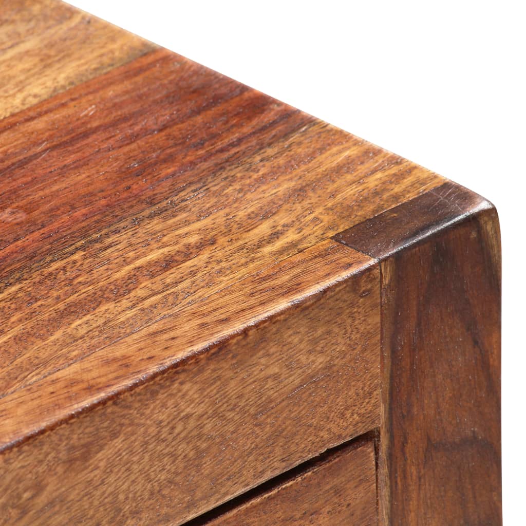 Comodino 40x30x50 cm in Legno Massello di Sheesham cod mxl 65652