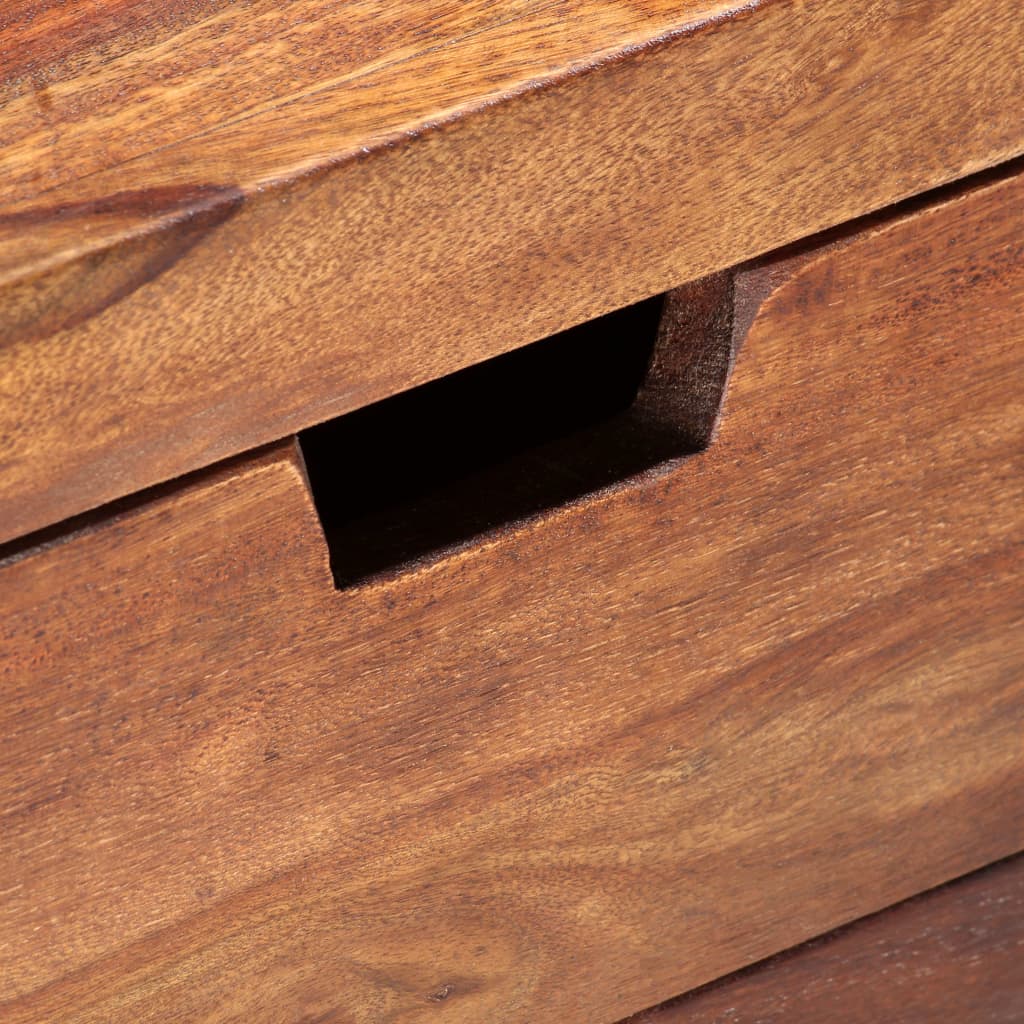 Comodino 40x30x50 cm in Legno Massello di Sheesham cod mxl 65652