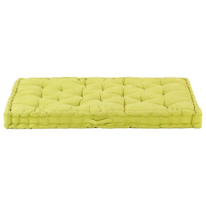 Cuscino per Pallet e Pavimento in Cotone 120x40x7 cm Verde cod mxl 42393