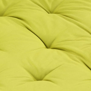 Cuscino per Pallet e Pavimento in Cotone 120x40x7 cm Verde cod mxl 42393