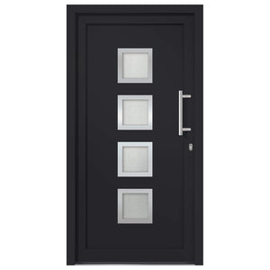 Porta di Ingresso Antracite 88x200 cm 279193