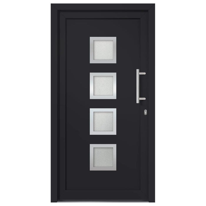 Porta di Ingresso Antracite 88x200 cm 279193