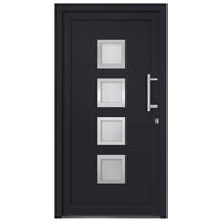 Porta di Ingresso Antracite 98x208 cm 279196