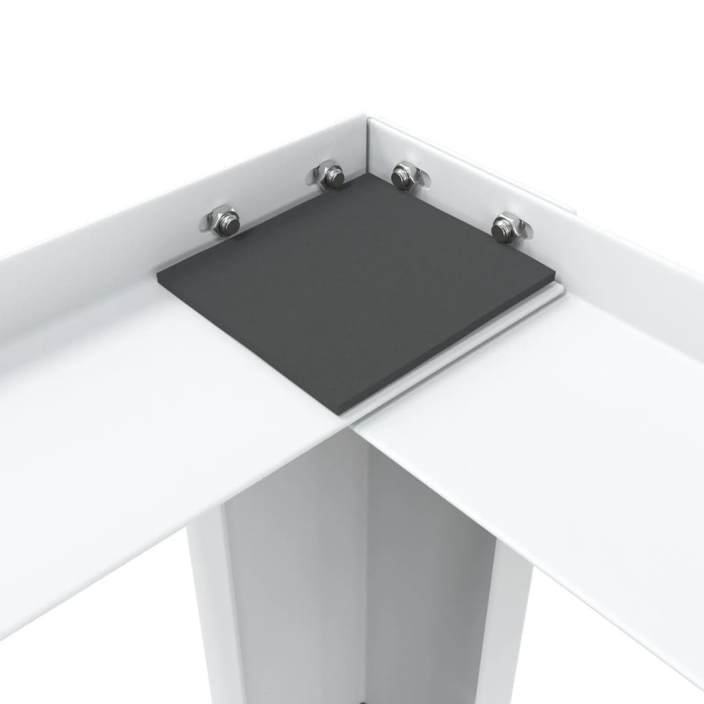 Supporto Doppio per Lavatrice e Asciugatrice Bianco