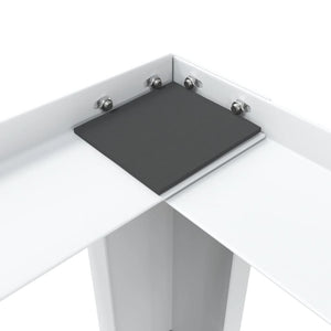 Supporto Doppio per Lavatrice e Asciugatrice Bianco