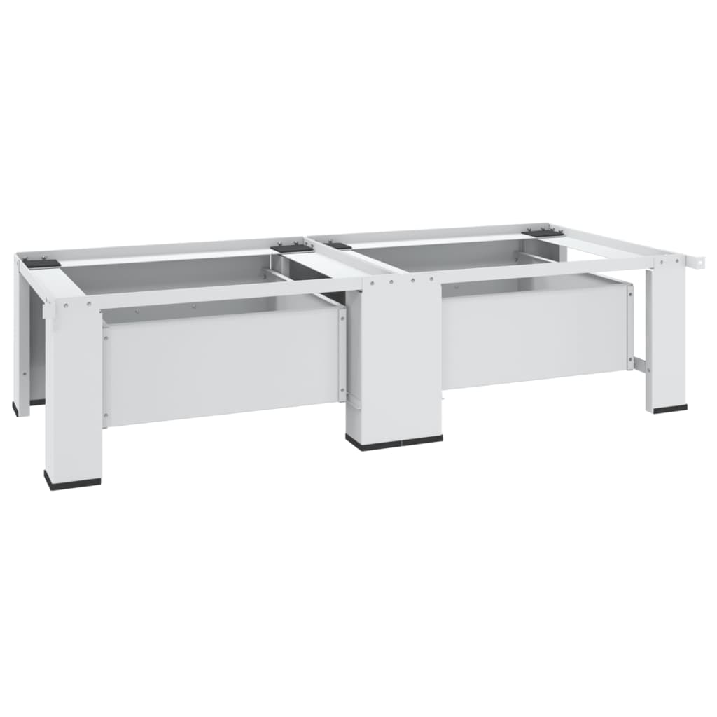 Supporto Doppio Lavatrice e Asciugatrice con Cassetti Bianco 51195