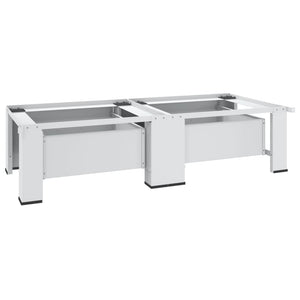 Supporto Doppio Lavatrice e Asciugatrice con Cassetti Bianco 51195