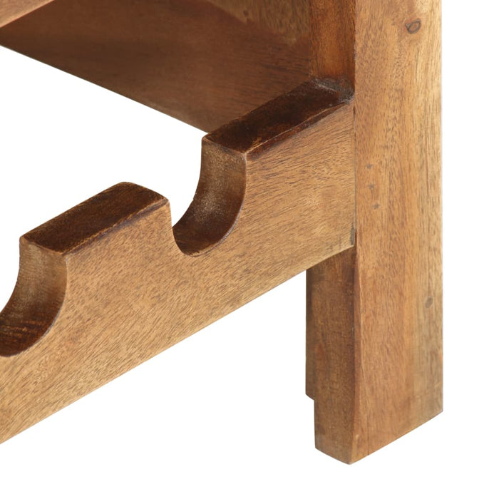 Mobiletto Portavini 40x30x80 cm in Legno Massello di Acacia 287482