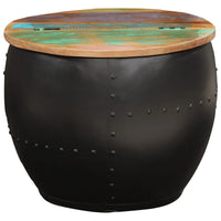 Tavolino da Salotto 53x43 cm in Legno Massello di Recupero 287483