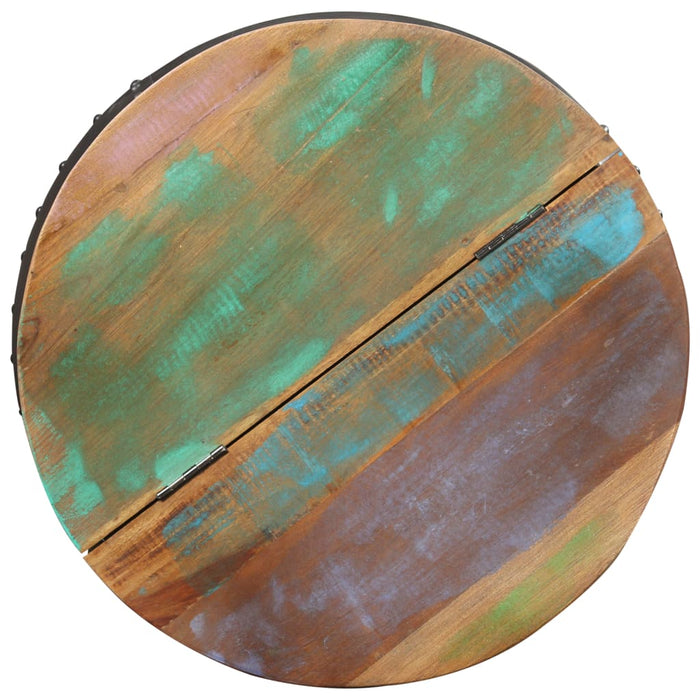 Tavolino da Salotto 53x43 cm in Legno Massello di Recupero 287483