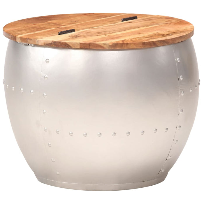 Tavolino da Caffè 53x43 cm in Legno Massello di Acacia 287485