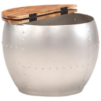 Tavolino da Caffè 53x43 cm in Legno Massello di Acacia 287485