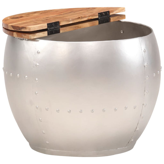 Tavolino da Caffè 53x43 cm in Legno Massello di Acacia 287485