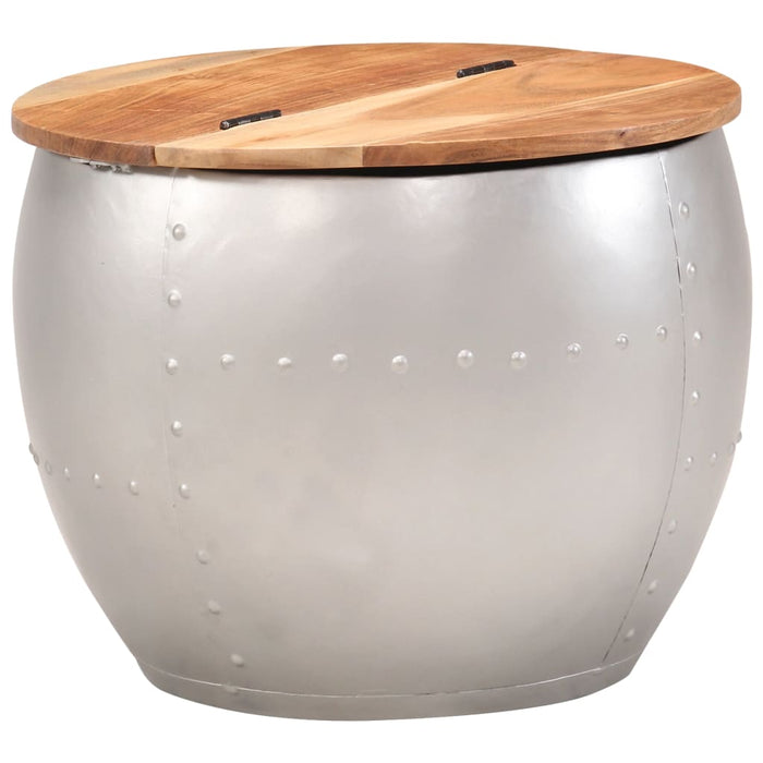 Tavolino da Caffè 53x43 cm in Legno Massello di Acacia 287485