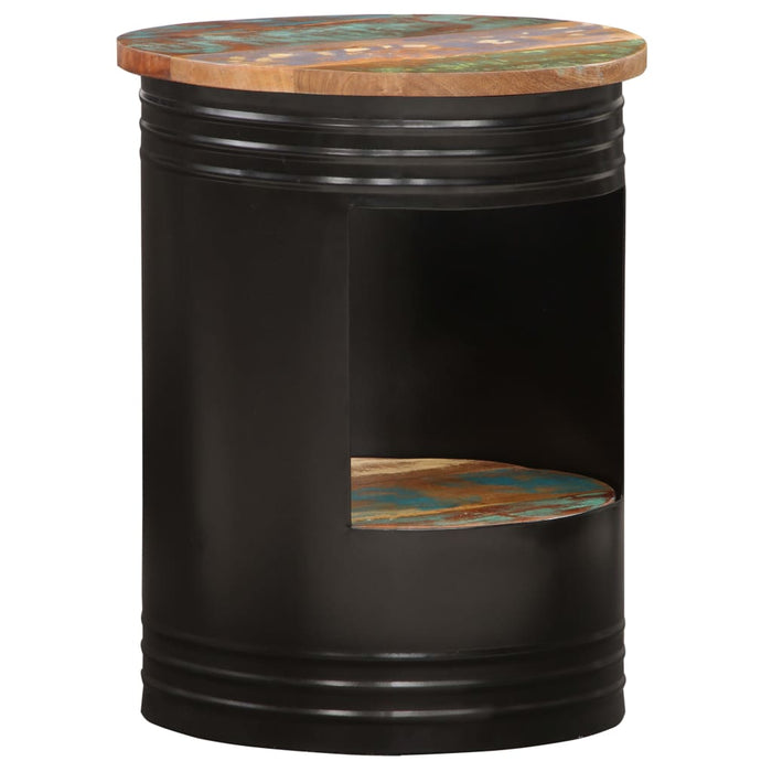 Tavolino da CaffÃ¨ 43x55 cm in Legno Massello di Recupero cod mxl 22742