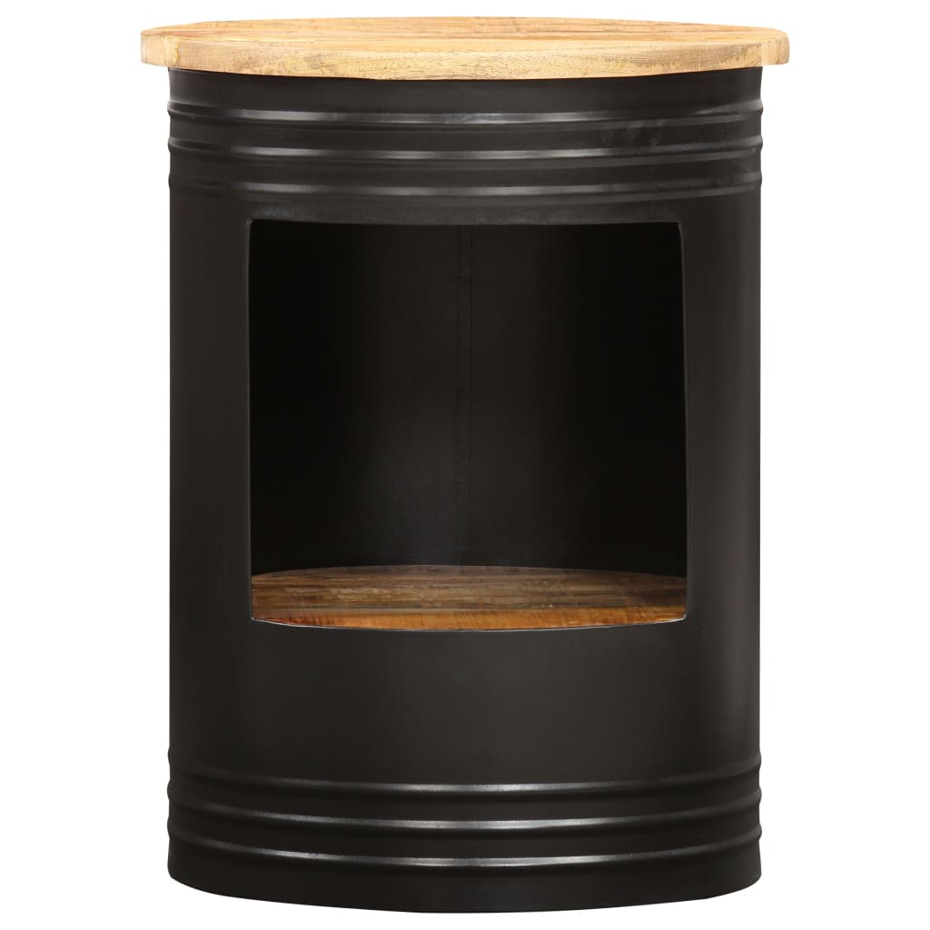 Tavolino da Salotto 43x55 cm in Legno Massello di Mango 287487