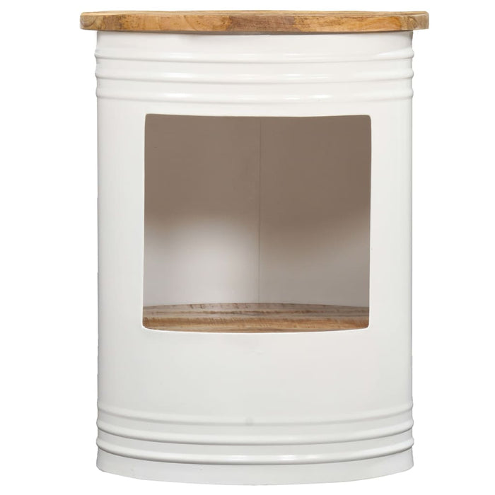 Tavolino da CaffÃ¨ 43x55 cm in Legno Massello di Mango cod mxl 9615