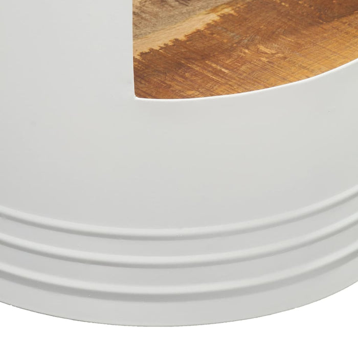 Tavolino da CaffÃ¨ 43x55 cm in Legno Massello di Mango cod mxl 9615