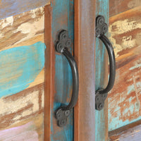 Credenza 70x35x65 cm in Legno Massello di Recupero