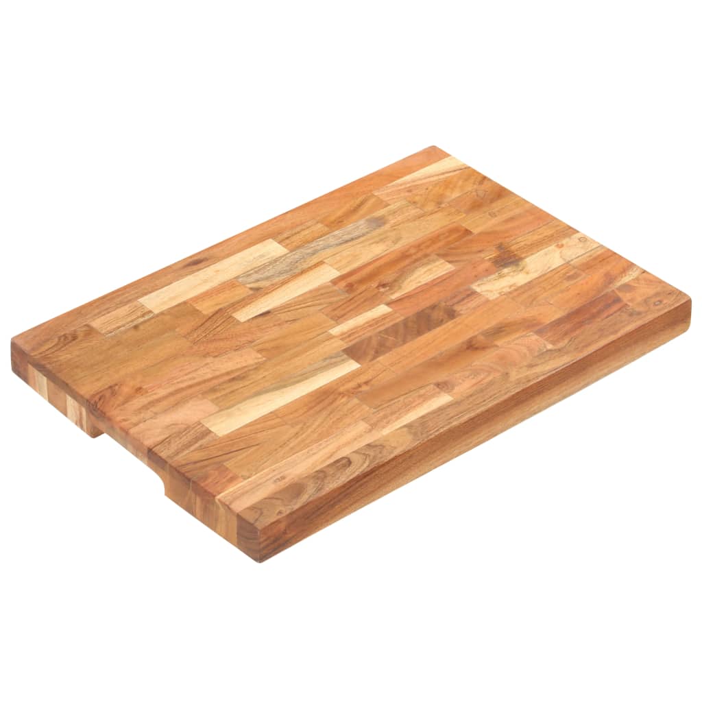 Tagliere 50x35x4 cm in Legno Massello di Acacia cod mxl 76475