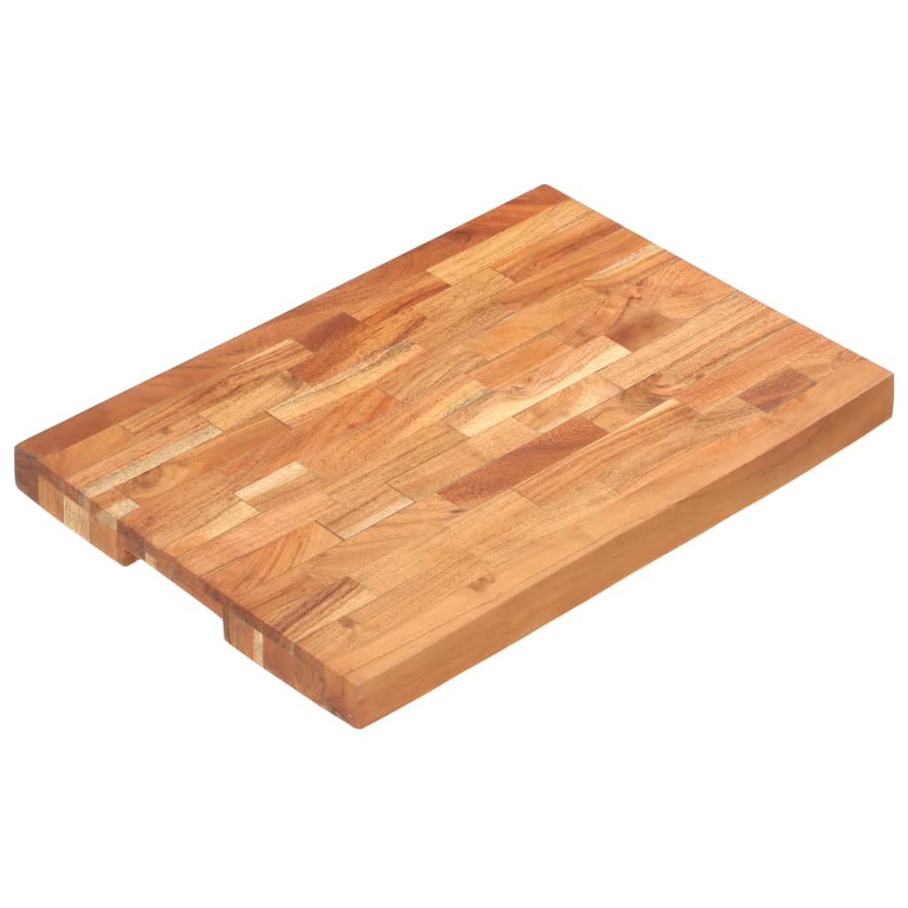 Tagliere 50x35x4 cm in Legno Massello di Acacia cod mxl 76475