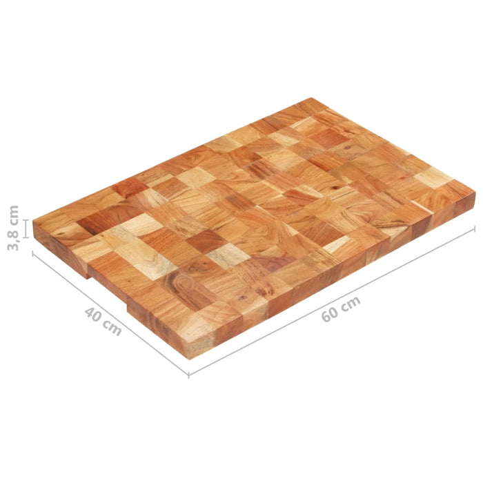 Tagliere 60x40x3,8 cm in Legno Massello di Acacia 286573