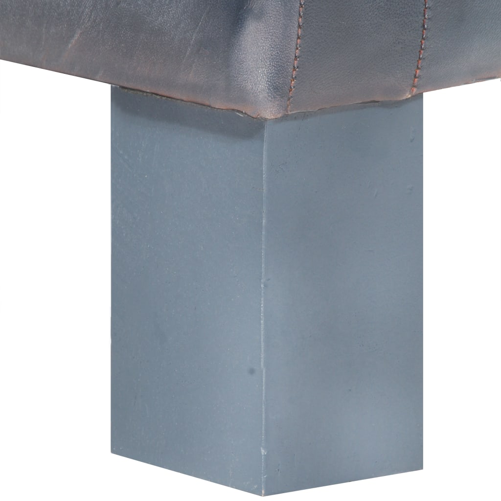 Poltrona a Pozzetto Grigia in Vera Pelle cod mxl 25514