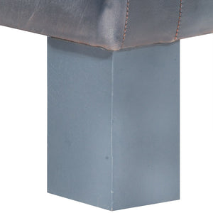 Poltrona a Pozzetto Grigia in Vera Pelle cod mxl 25514