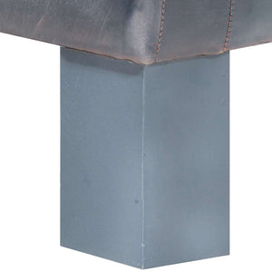 Poltrona Cabriolet Grigia in Vera Pelle 286957