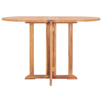 Tavolo Pieghevole a Farfalla 120x70x75 cm in Massello di Teak 49002