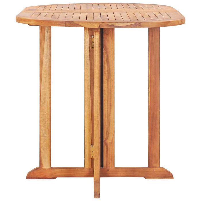 Tavolo Pieghevole a Farfalla 120x70x75 cm in Massello di Teak 49002