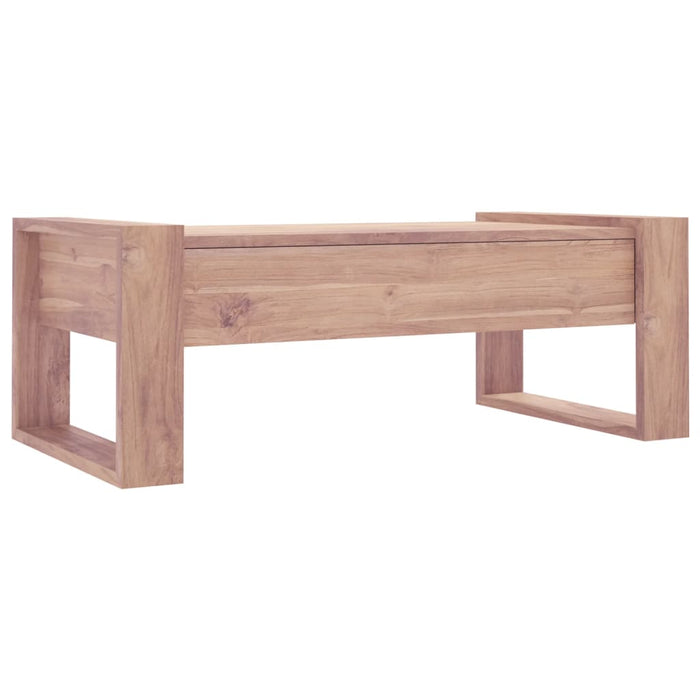 Tavolino da CaffÃ¨ 110x60x40 cm in Legno Massello di Teak cod mxl 24378