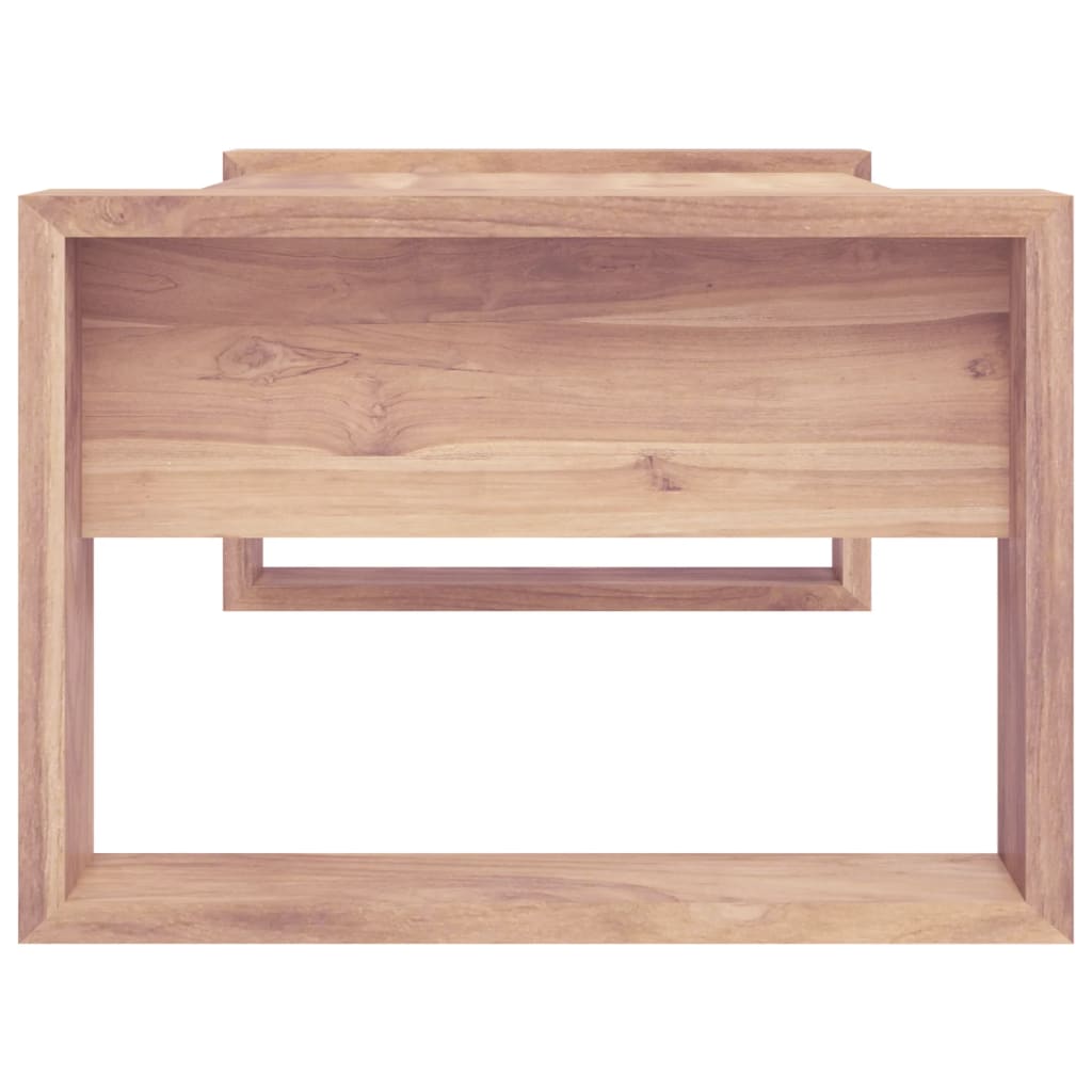 Tavolino da CaffÃ¨ 110x60x40 cm in Legno Massello di Teak cod mxl 24378