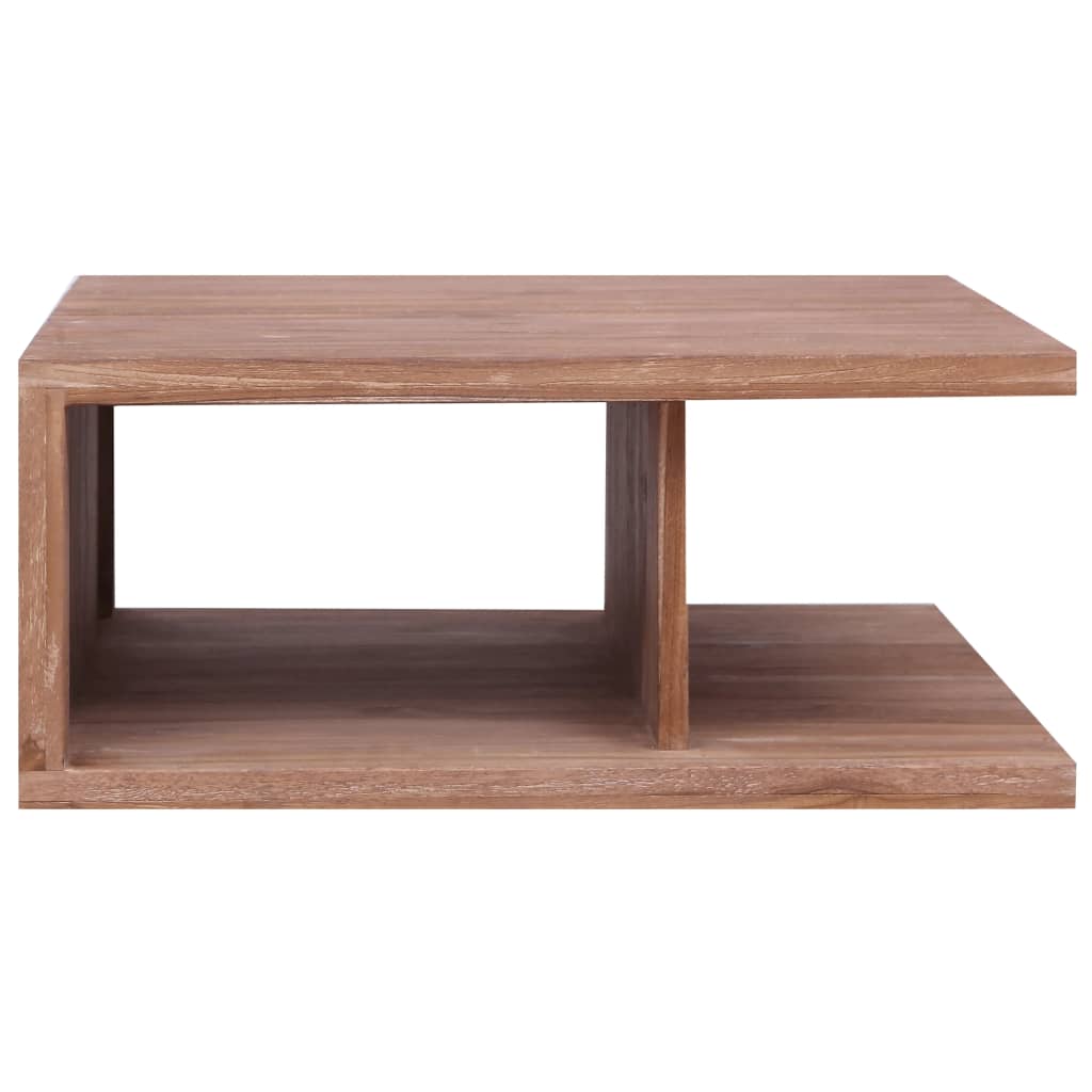 Tavolino da Salotto 70x70x30 cm in Legno Massello di Teak 287898