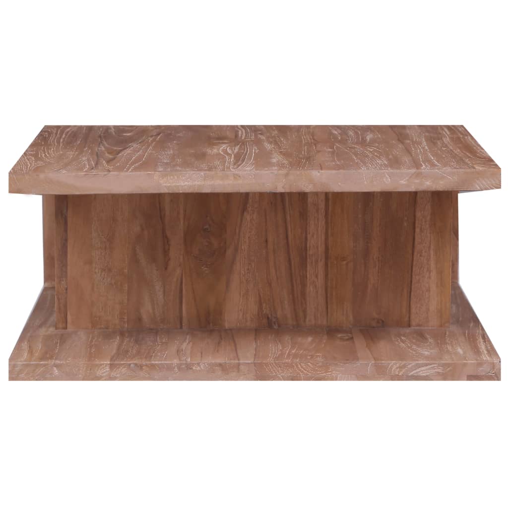 Tavolino da Salotto 70x70x30 cm in Legno Massello di Teak 287898