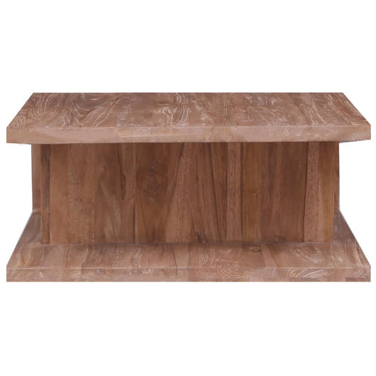 Tavolino da Salotto 70x70x30 cm in Legno Massello di Teak 287898